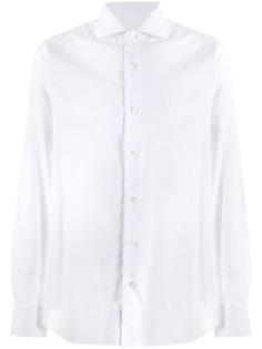 Barba рубашка с косым воротником