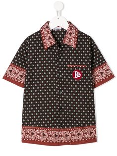 Dolce & Gabbana Kids рубашка с принтом