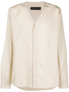 Christian Pellizzari рубашка без воротника