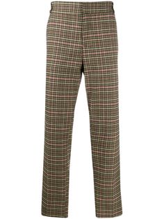 Soulland клетчатые брюки Wilson прямого кроя
