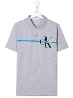 Calvin Klein Kids рубашка-поло с логотипом