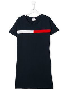 Tommy Hilfiger Junior платье-футболка с логотипом