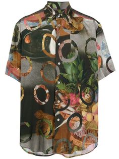Vivienne Westwood рубашка оверсайз с принтом