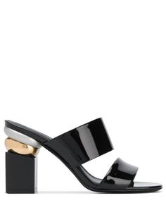 Salvatore Ferragamo мюли на скульптурном каблуке