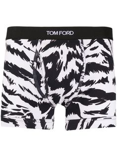 Tom Ford боксеры с зебровым принтом
