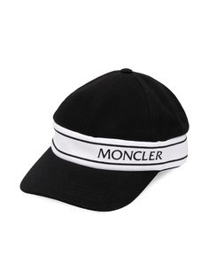 Moncler Enfant кепка со вставками и логотипом