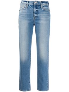 FRAME прямые джинсы Le Nouveau с завышенной талией