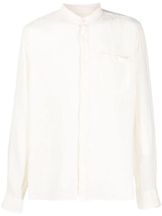 Woolrich рубашка с воротником-стойкой