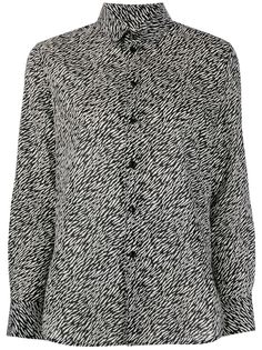 Saint Laurent рубашка с принтом