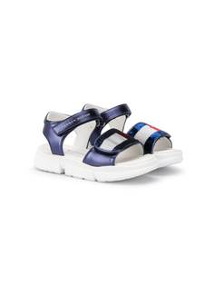 Tommy Hilfiger Junior сандалии с пайетками и логотипом