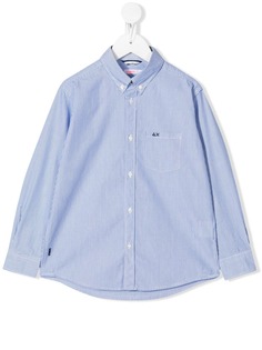 Sun 68 рубашка в полоску на пуговицах