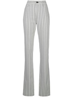 Proenza Schouler White Label брюки в полоску с завышенной талией