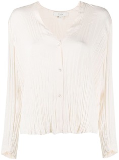 Vince рубашка с жатым эффектом