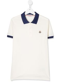 Moncler Enfant рубашка-поло с логотипом