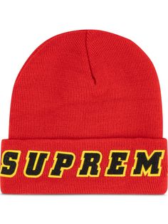 Supreme шапка бини с логотипом