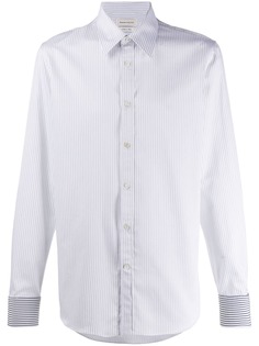 Alexander McQueen рубашка в тонкую полоску