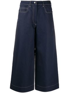 Kenzo джинсовые кюлоты широкого кроя