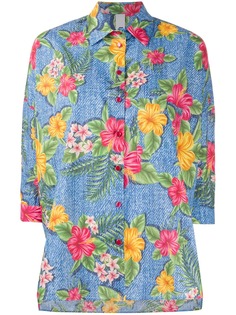 Ultràchic рубашка с укороченными рукавами и принтом Hawaii