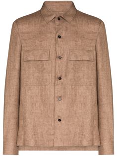 Ermenegildo Zegna рубашка с карманами