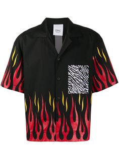 Omc рубашка с принтом