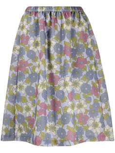 YMC юбка с цветочным принтом