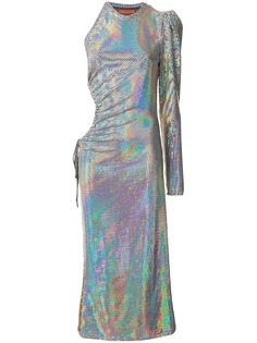 Manning Cartell платье асимметричного кроя с одним рукавом