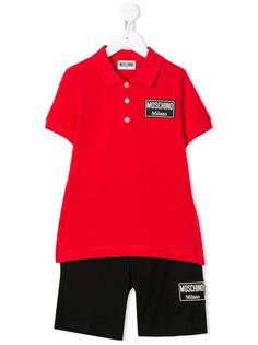 Moschino Kids спортивный костюм с короткими рукавами