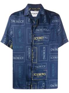 Iceberg рубашка с короткими рукавами и логотипом