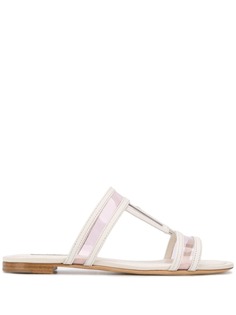 Tods шлепанцы с пряжкой Double T Tod’S