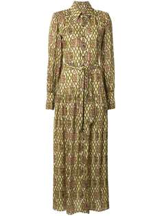 Manning Cartell платье-рубашка с цветочным принтом и поясом