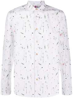 Paul Smith рубашка с цветочным узором