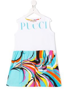 Emilio Pucci Junior платье с абстрактным принтом