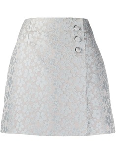 Alexa Chung юбка А-силуэта с цветочной вышивкой