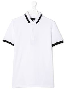 Emporio Armani Kids рубашка-поло с логотипом