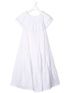 Miss Blumarine расклешенное платье с короткими рукавами