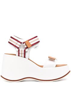 See by Chloé сандалии на платформе и липучках