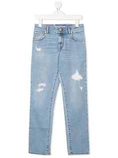 Jacob Cohen Junior джинсы с эффектом потертости