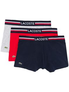 Lacoste комплект из трех боксеров с логотипом