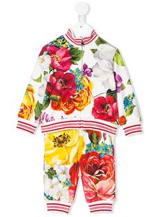 Dolce & Gabbana Kids спортивный костюм с цветочным принтом
