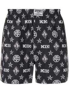 KTZ шорты с принтом монограмм