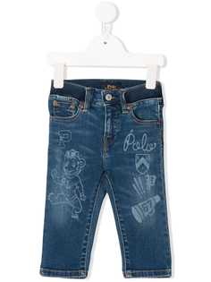 Ralph Lauren Kids джинсы прямого кроя с логотипом