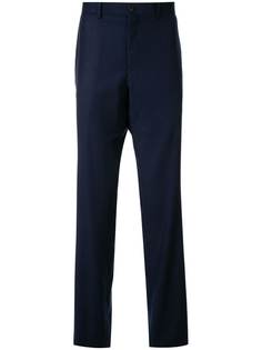 Kent & Curwen саржевые брюки строгого кроя