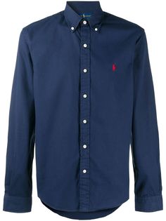Ralph Lauren рубашка с вышитым логотипом