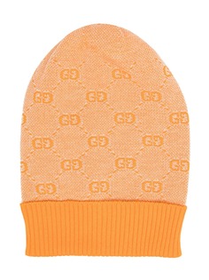 Gucci Kids трикотажная шапка с узором GG