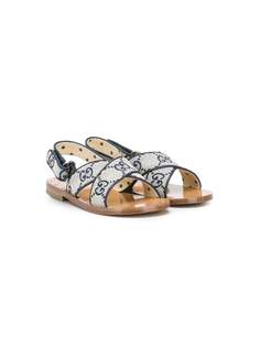 Gucci Kids сандалии с логотипом GG