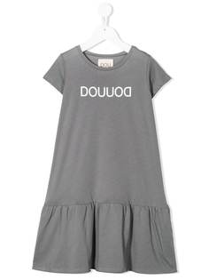 Douuod Kids короткое платье с логотипом
