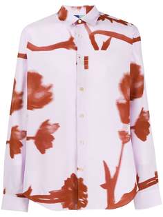 Paul Smith рубашка с длинными рукавами и цветочным принтом