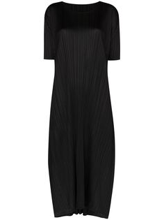 Pleats Please Issey Miyake плиссированное платье миди