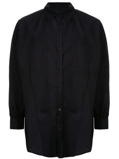 sulvam рубашка оверсайз с выточками