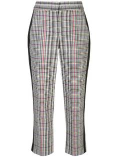 Veronica Beard укороченные брюки в ломаную клетку